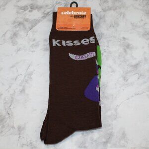 HERSHEY KISS Socks Halloween Spooky Creepy Crew Unisex October Brown One Size